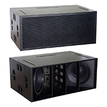 porfessional stage dual 18 inch subwoofer